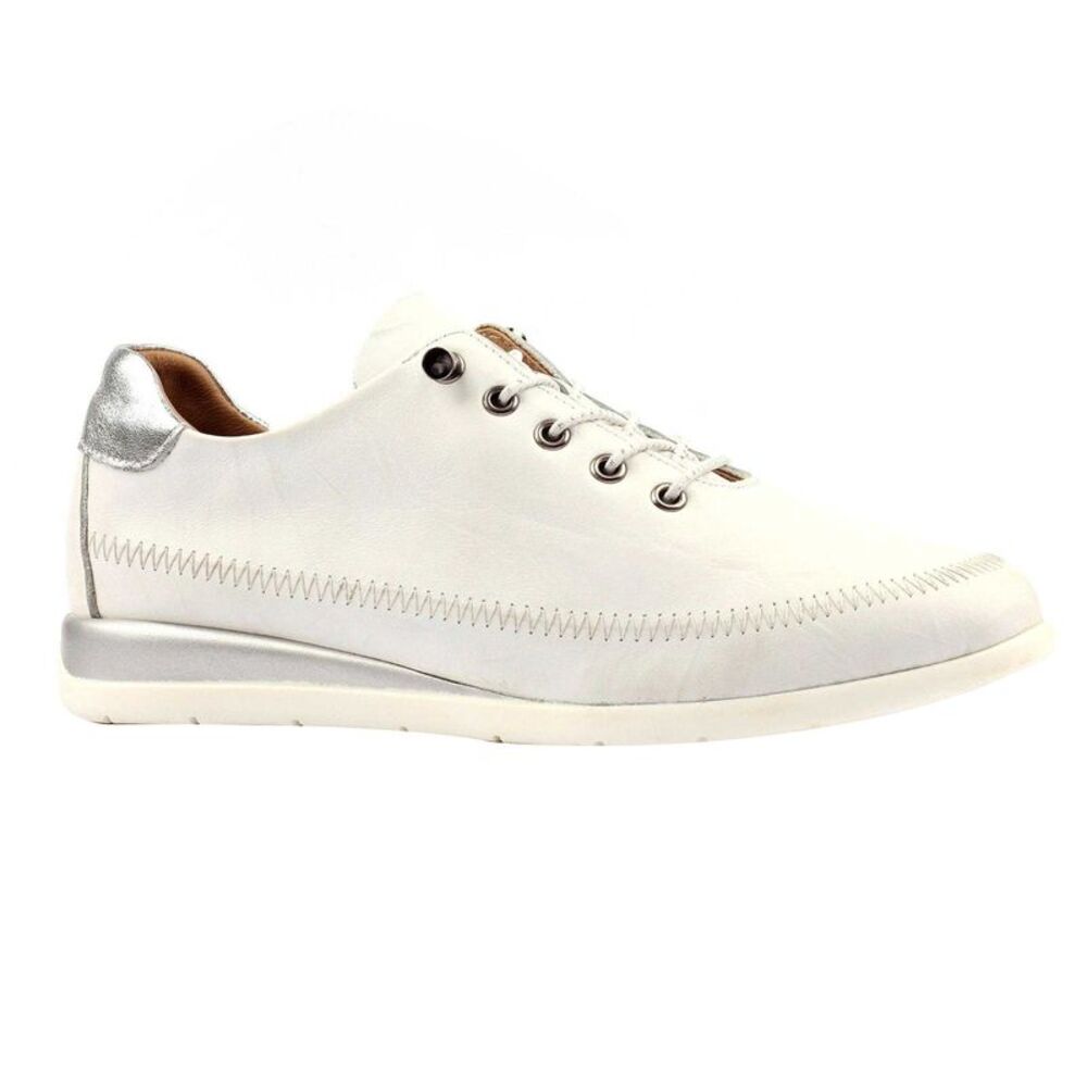 Lunar Womens/Ladies Penelopy Leather Sneakers / White